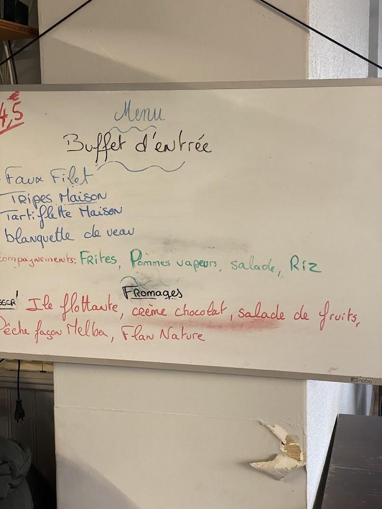 Le Relais du Bout du Monde - Menu Image 1